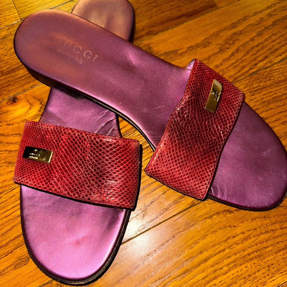 ❤️ Gucci Snakeskin Sandals